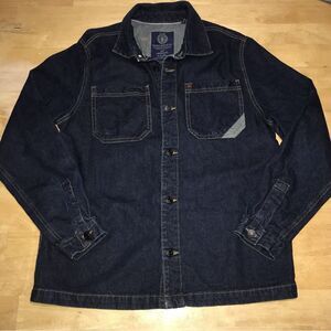 BUFFALO DAVID BITTON Joshua-X Denim Shirt Jacket Mens Small Blue‎ Jean
